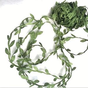 DIY Artificial Willow Leaf Vine Ribbon